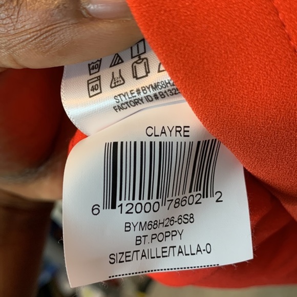 BCBG Red Strappy Pocket Dress - Clayre - Picture 7 of 8